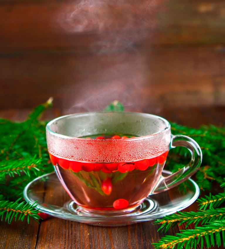 Брусничный чай